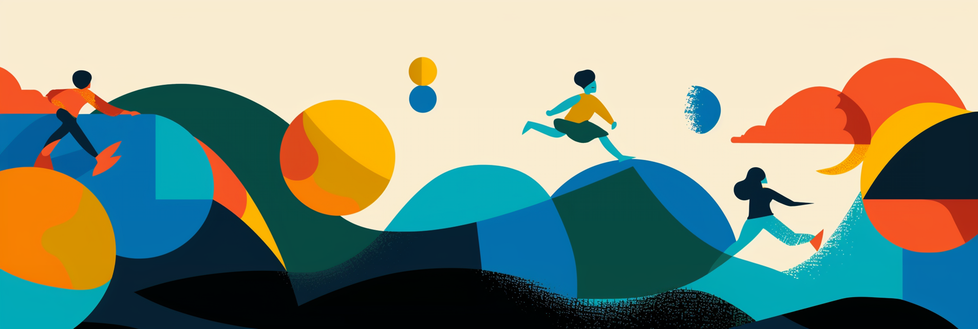 abstrakcyjny obraz podróży